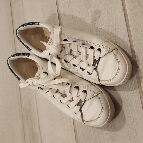 COACH C126 LOW TOP SNEAKER FG1905 White/Midnight Navy 7 - Picture 2 of 5